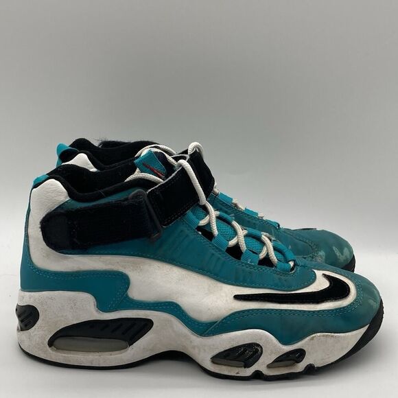 Mens Size 8 Nike Air Griffey Max 1 Aquamarine Basketball Sneaker Shoe DQ8578-300 - Picture 1 of 10